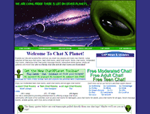 Tablet Screenshot of chatxplanet.com